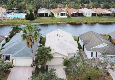 Great BORDEAUX model on POND in Venezia subdivision of Solivita on Stonegate Golf Club in Florida - for sale on GolfHomes.com, golf home, golf lot