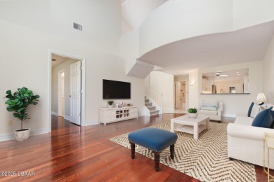 This end-unit villa condominium offers scenic golf course views on Spruce Creek Golf Club in Florida - for sale on GolfHomes.com, golf home, golf lot