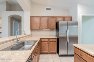 Expanded Laredo w/ Casita on a premium arroyo lot, w/ on Quail Creek Country Club  in Arizona - for sale on GolfHomes.com, golf home, golf lot