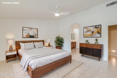 Expanded Laredo w/ Casita on a premium arroyo lot, w/ on Quail Creek Country Club  in Arizona - for sale on GolfHomes.com, golf home, golf lot