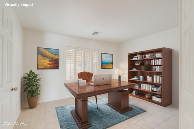 Expanded Laredo w/ Casita on a premium arroyo lot, w/ on Quail Creek Country Club  in Arizona - for sale on GolfHomes.com, golf home, golf lot