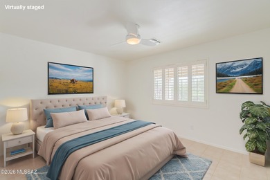 Expanded Laredo w/ Casita on a premium arroyo lot, w/ on Quail Creek Country Club  in Arizona - for sale on GolfHomes.com, golf home, golf lot