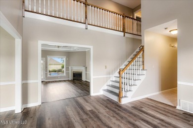 Step inside this beautifully built home with a grand on Cherokee Valley Golf Course in Mississippi - for sale on GolfHomes.com, golf home, golf lot