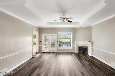Step inside this beautifully built home with a grand on Cherokee Valley Golf Course in Mississippi - for sale on GolfHomes.com, golf home, golf lot