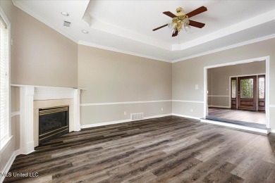 Step inside this beautifully built home with a grand on Cherokee Valley Golf Course in Mississippi - for sale on GolfHomes.com, golf home, golf lot
