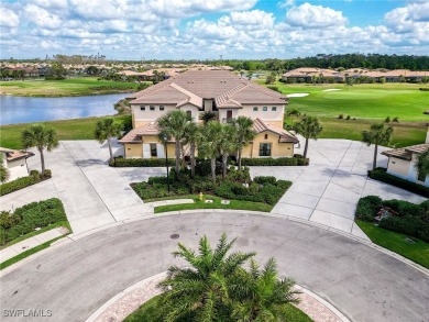 The stunning Corsica design is perfectly situated inside a on Pelican Preserve Golf Club in Florida - for sale on GolfHomes.com, golf home, golf lot