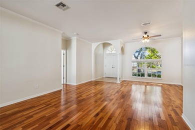 Under contract-accepting backup offers. This stunning on Hunters Green Country Club in Florida - for sale on GolfHomes.com, golf home, golf lot