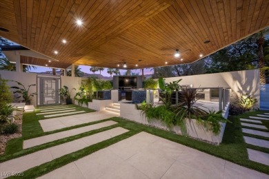 Perched on an elevated golf course lot w/ unrivaled strip views on  in Nevada - for sale on GolfHomes.com, golf home, golf lot