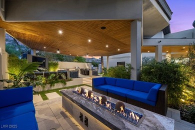 Perched on an elevated golf course lot w/ unrivaled strip views on  in Nevada - for sale on GolfHomes.com, golf home, golf lot