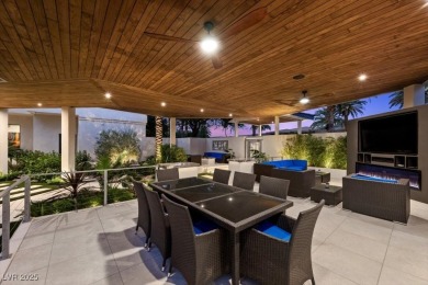 Perched on an elevated golf course lot w/ unrivaled strip views on  in Nevada - for sale on GolfHomes.com, golf home, golf lot