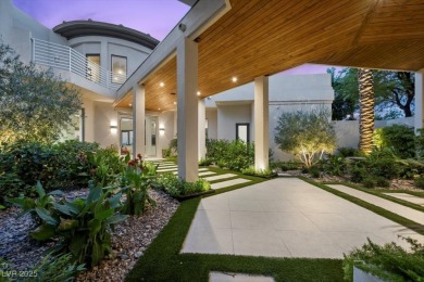 Perched on an elevated golf course lot w/ unrivaled strip views on  in Nevada - for sale on GolfHomes.com, golf home, golf lot