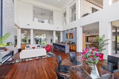 Perched on an elevated golf course lot w/ unrivaled strip views on  in Nevada - for sale on GolfHomes.com, golf home, golf lot