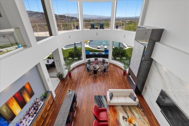 Perched on an elevated golf course lot w/ unrivaled strip views on  in Nevada - for sale on GolfHomes.com, golf home, golf lot
