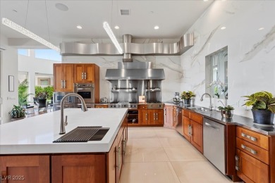 Perched on an elevated golf course lot w/ unrivaled strip views on  in Nevada - for sale on GolfHomes.com, golf home, golf lot
