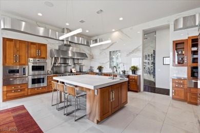 Perched on an elevated golf course lot w/ unrivaled strip views on  in Nevada - for sale on GolfHomes.com, golf home, golf lot