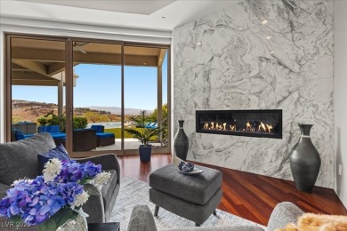 Perched on an elevated golf course lot w/ unrivaled strip views on  in Nevada - for sale on GolfHomes.com, golf home, golf lot