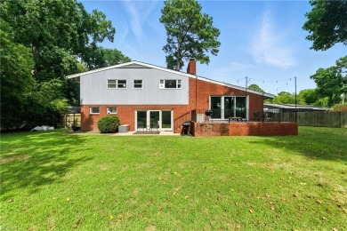 This stunning 4-bedroom, 3-bath home blends mid-century charm on James River Country Club in Virginia - for sale on GolfHomes.com, golf home, golf lot