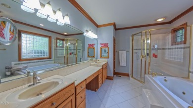Welcome to an exceptional one-level estate nestled in the on Governors Club in North Carolina - for sale on GolfHomes.com, golf home, golf lot