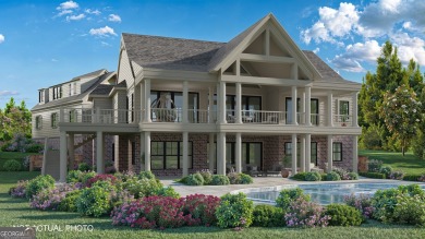 Indulge in opulent living within this custom 5-bedroom, 5.5-bath on Reynolds Lake Oconee - The Oconee in Georgia - for sale on GolfHomes.com, golf home, golf lot