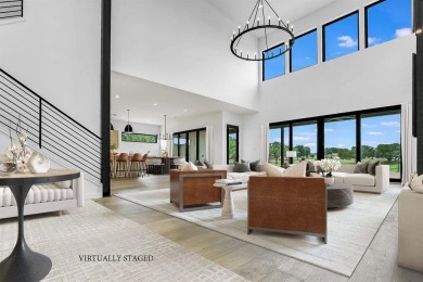 JUST COMPLETED MODERN/TRANSITIONAL CUSTOM WATERFRONT HOME WITH on Legends in Texas - for sale on GolfHomes.com, golf home, golf lot