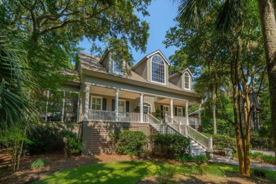 Set among the live oaks with lovely views of the 5th hole of on Kiawah Island Resort - Cougar Point in South Carolina - for sale on GolfHomes.com, golf home, golf lot