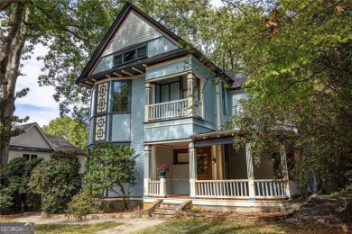 Step into a world of timeless luxury in the heart of Candler on Candler Park Golf Course in Georgia - for sale on GolfHomes.com, golf home, golf lot