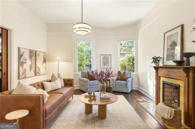 Step into a world of timeless luxury in the heart of Candler on Candler Park Golf Course in Georgia - for sale on GolfHomes.com, golf home, golf lot