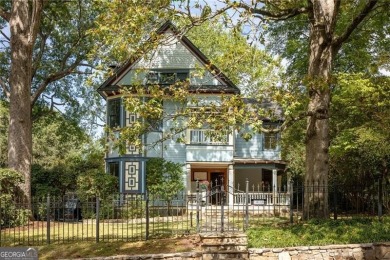 Step into a world of timeless luxury in the heart of Candler on Candler Park Golf Course in Georgia - for sale on GolfHomes.com, golf home, golf lot