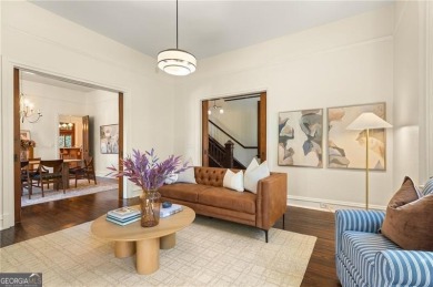 Step into a world of timeless luxury in the heart of Candler on Candler Park Golf Course in Georgia - for sale on GolfHomes.com, golf home, golf lot