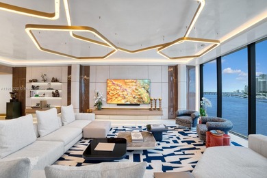 This elegantly designed 4-bedroom, 4.5-bath residence at Palazzo on Fisher Island Club in Florida - for sale on GolfHomes.com, golf home, golf lot