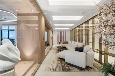 This elegantly designed 4-bedroom, 4.5-bath residence at Palazzo on Fisher Island Club in Florida - for sale on GolfHomes.com, golf home, golf lot