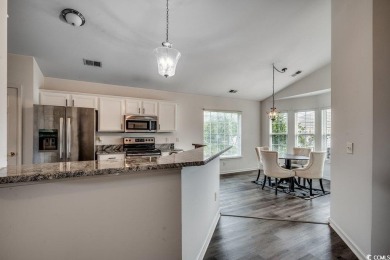 This beautifully maintained three-bedroom home offers a seamless on Heron Point Golf Club in South Carolina - for sale on GolfHomes.com, golf home, golf lot