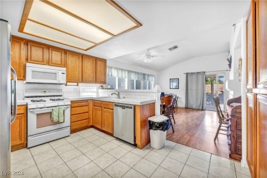 Welcome to this charming single-story, 3-bedroom, 2-bathroom on Los Prados Golf Course in Nevada - for sale on GolfHomes.com, golf home, golf lot