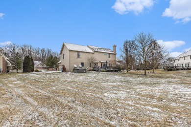 Peace and privacy are yours at this impressive brick home on a on Stonebridge Golf Club in Michigan - for sale on GolfHomes.com, golf home, golf lot