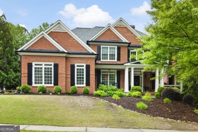 Stunning beauty surrounds this graceful home, custom designed on Bentwater Golf Club in Georgia - for sale on GolfHomes.com, golf home, golf lot