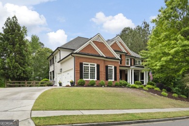 Stunning beauty surrounds this graceful home, custom designed on Bentwater Golf Club in Georgia - for sale on GolfHomes.com, golf home, golf lot