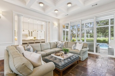 This timeless six-bedroom, five bath Shingle-style estate blends on Eagles Pointe Golf Club in South Carolina - for sale on GolfHomes.com, golf home, golf lot