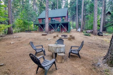 Don't be deceived by its charming rustic facade, this 2 bedroom on Sequoia Woods Country Club in California - for sale on GolfHomes.com, golf home, golf lot