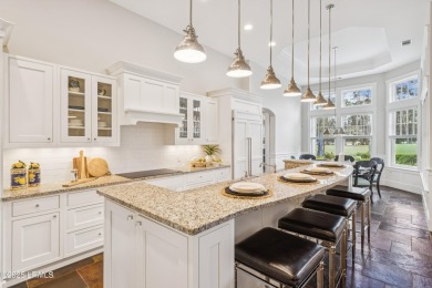 This timeless six-bedroom, five bath Shingle-style estate blends on Eagles Pointe Golf Club in South Carolina - for sale on GolfHomes.com, golf home, golf lot