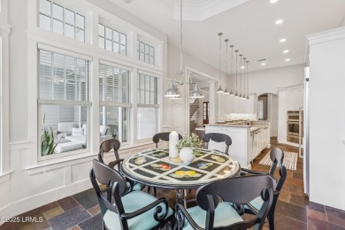 This timeless six-bedroom, five bath Shingle-style estate blends on Eagles Pointe Golf Club in South Carolina - for sale on GolfHomes.com, golf home, golf lot