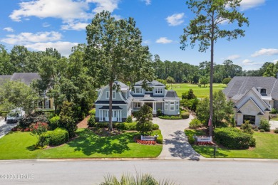This timeless six-bedroom, five bath Shingle-style estate blends on Eagles Pointe Golf Club in South Carolina - for sale on GolfHomes.com, golf home, golf lot