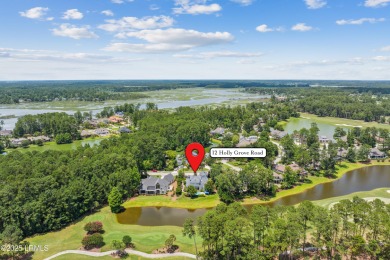 This timeless six-bedroom, five bath Shingle-style estate blends on Eagles Pointe Golf Club in South Carolina - for sale on GolfHomes.com, golf home, golf lot