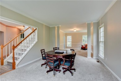 This fantastic one-owner home sits on a quiet cul-de-sac in Kiln on Kiln Creek Golf and Country Club in Virginia - for sale on GolfHomes.com, golf home, golf lot