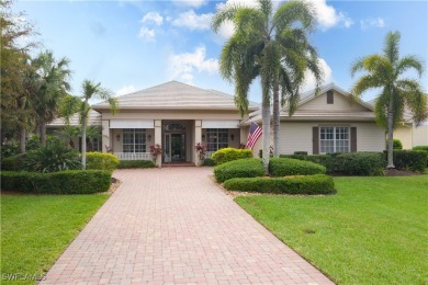 This Wyman Stokes built home is lovely.  When entering, you're on Verandah Golf Course and Club in Florida - for sale on GolfHomes.com, golf home, golf lot