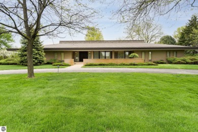GOLF COURSE LIVING: Exceptional six-bedroom custom-built home is on Pine River Country Club in Michigan - for sale on GolfHomes.com, golf home, golf lot