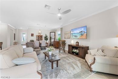 Experience relaxed living with breathtaking long lake views on Babcock National Golf Course in Florida - for sale on GolfHomes.com, golf home, golf lot