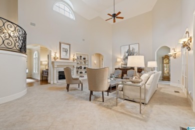 This grand Greystone home is nestled within its wooded  private on Greystone Golf and Country Club-Founders Course in Alabama - for sale on GolfHomes.com, golf home, golf lot