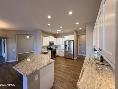 Experience refined desert living on the 13th fairway of Desert on Desert Trails in Arizona - for sale on GolfHomes.com, golf home, golf lot