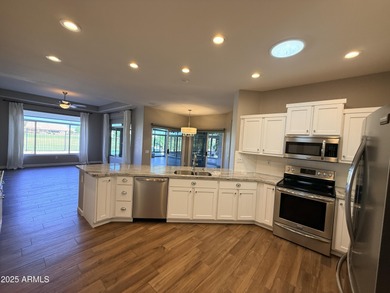 Experience refined desert living on the 13th fairway of Desert on Desert Trails in Arizona - for sale on GolfHomes.com, golf home, golf lot