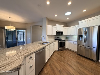 Experience refined desert living on the 13th fairway of Desert on Desert Trails in Arizona - for sale on GolfHomes.com, golf home, golf lot